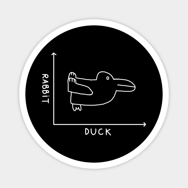 The rabbit–duck illusion Magnet by Existential's Store